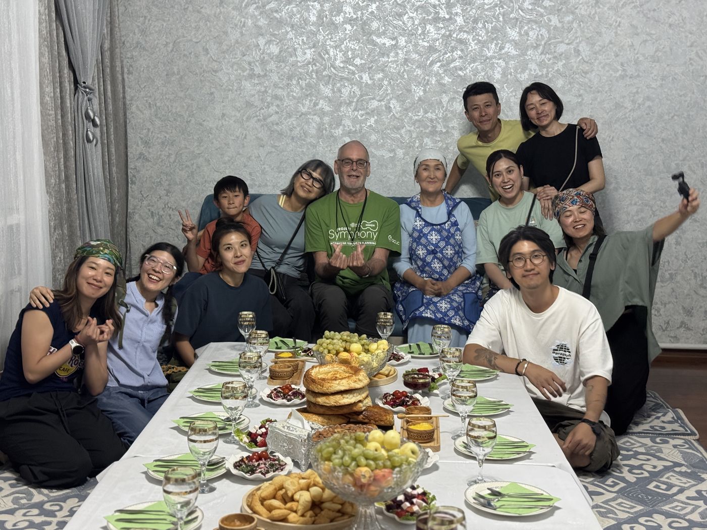 Dinner with a host family