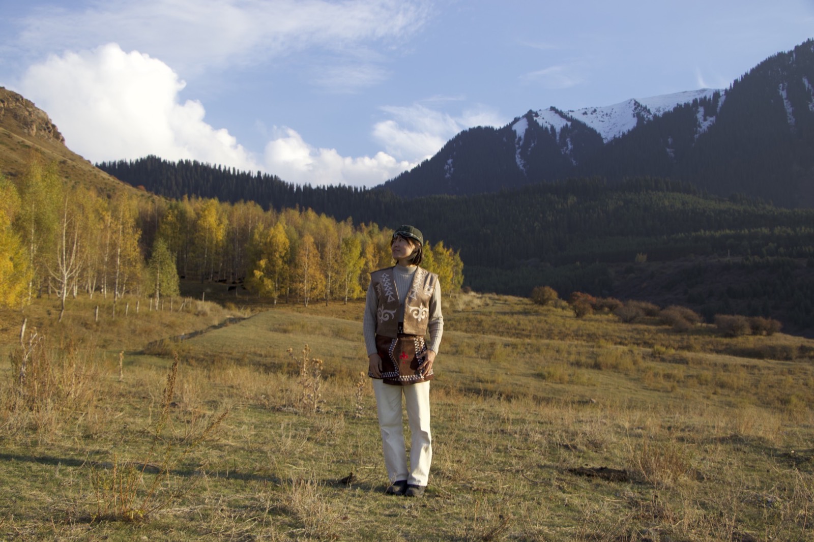 Eagle hunter on horseback