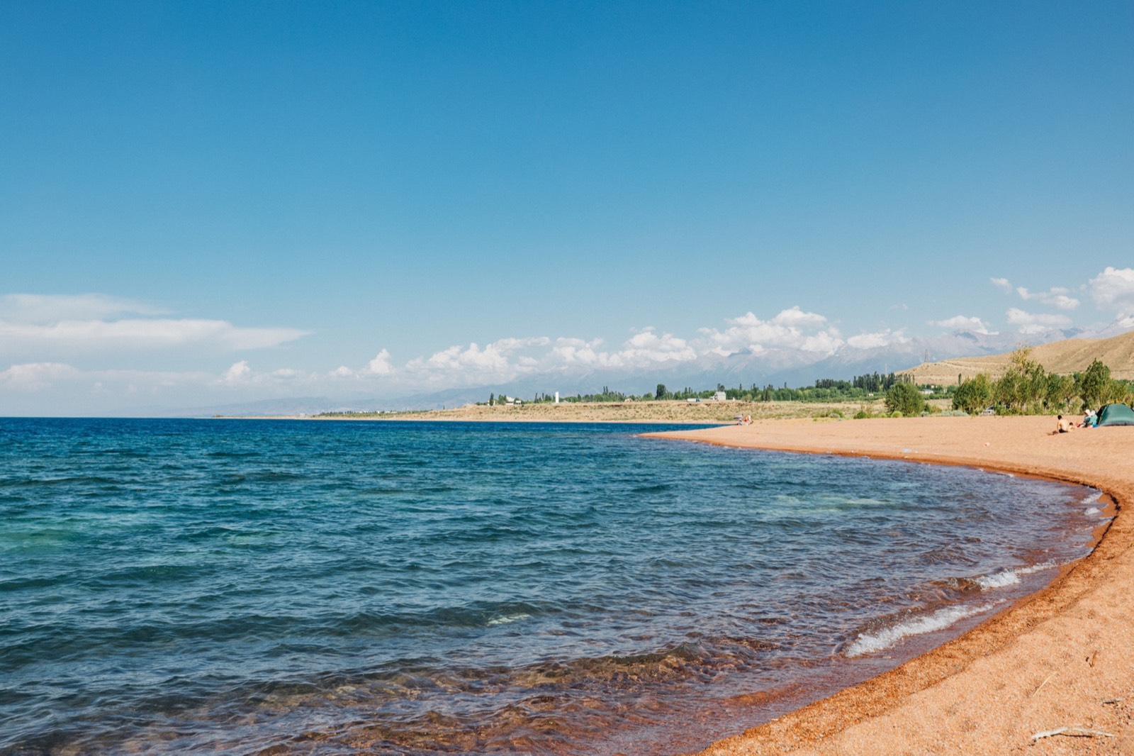 Sunset over Kyrgyz plains